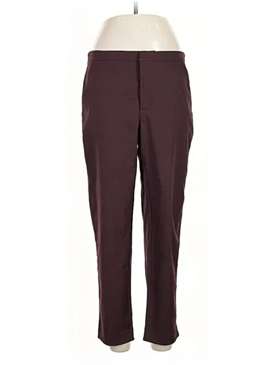 Pre-owned Lululemon Athletica Dress Pants In Burgundy