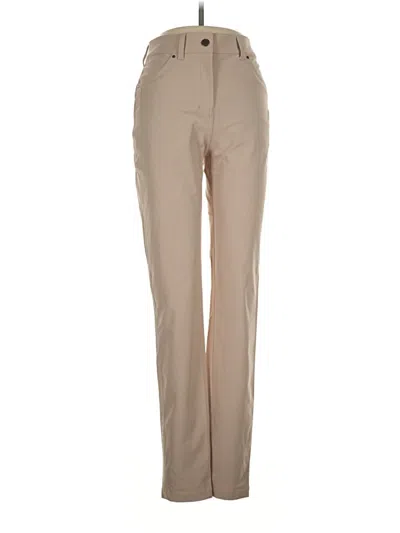 Pre-owned Lululemon Athletica Dress Pants In Tan