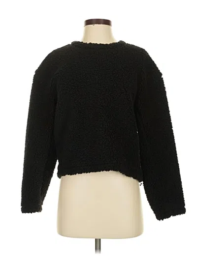 Pre-owned Lululemon Athletica Faux Fur Jacket In Black