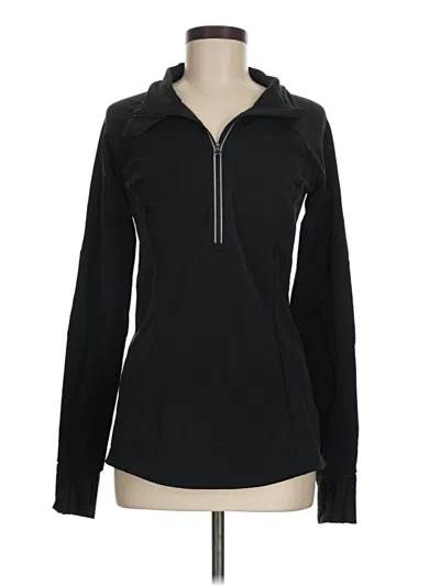 Pre-owned Lululemon Athletica Fleece Jacket In Black
