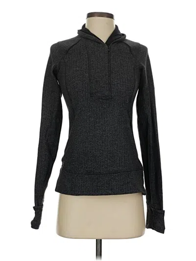 Pre-owned Lululemon Athletica Fleece Jacket In Black