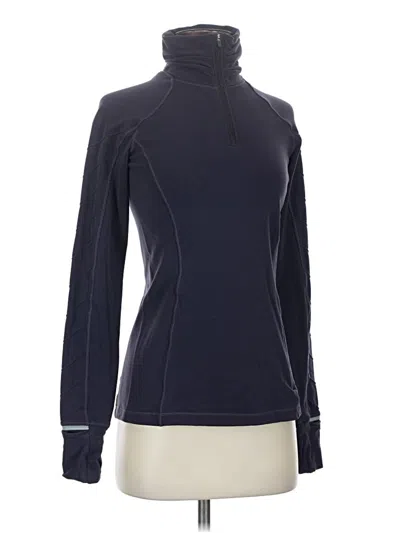 Pre-owned Lululemon Athletica Fleece Jacket In Blue