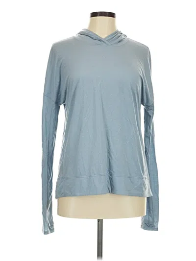 Pre-owned Lululemon Athletica Fleece Jacket In Blue