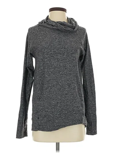 Pre-owned Lululemon Athletica Fleece Jacket In Gray
