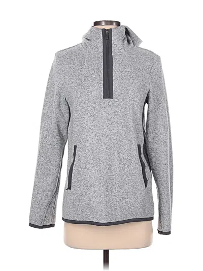 Pre-owned Lululemon Athletica Fleece Jacket In Gray
