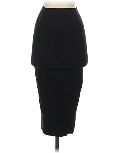 Pre-owned Lululemon Athletica Formal Skirt In Black