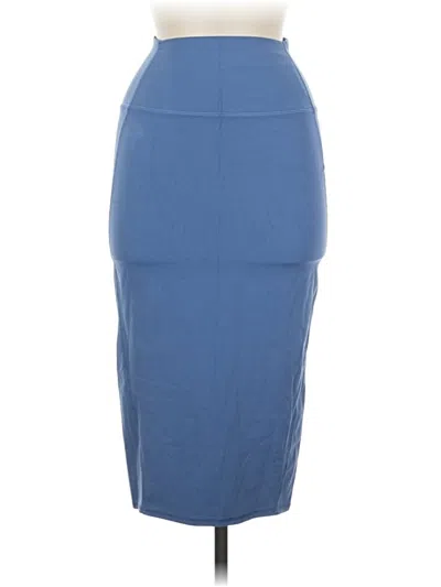 Pre-owned Lululemon Athletica Formal Skirt In Blue