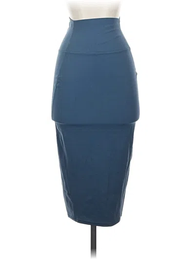 Pre-owned Lululemon Athletica Formal Skirt In Blue