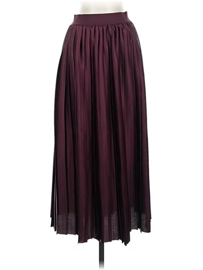 Pre-owned Lululemon Athletica Formal Skirt In Burgundy