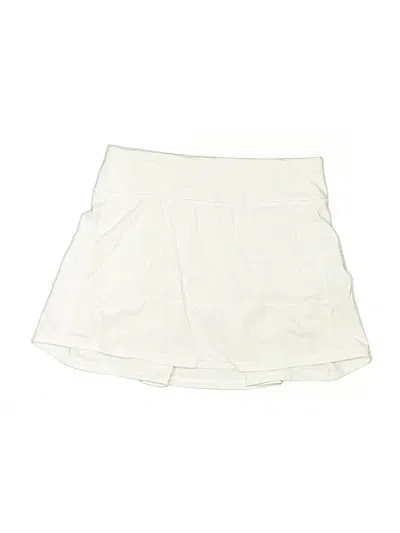 Pre-owned Lululemon Athletica Formal Skirt In White