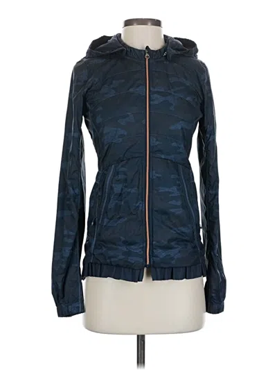 Pre-owned Lululemon Athletica Jacket In Blue