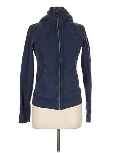 Pre-owned Lululemon Athletica Jacket In Blue
