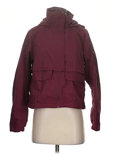 Pre-owned Lululemon Athletica Jacket In Burgundy