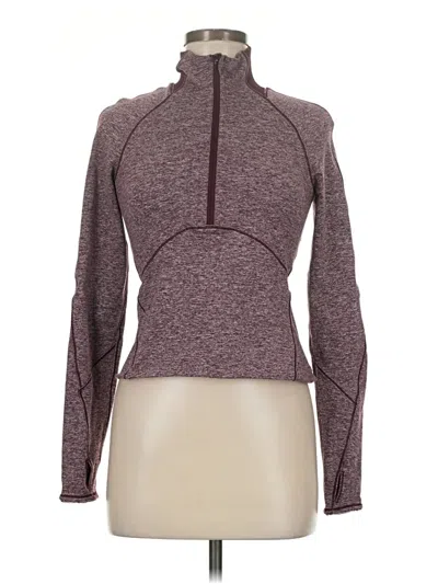 Pre-owned Lululemon Athletica Jacket In Burgundy