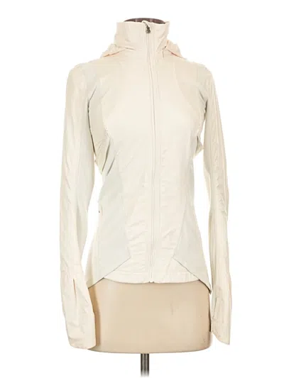 Pre-owned Lululemon Athletica Jacket In Ivory