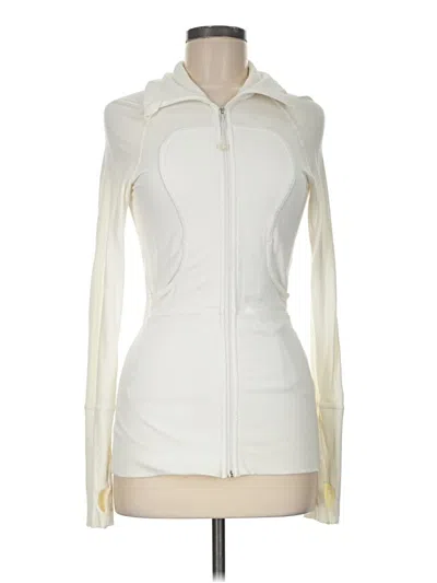 Pre-owned Lululemon Athletica Jacket In Ivory