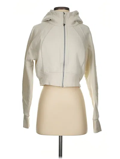 Pre-owned Lululemon Athletica Jacket In Ivory