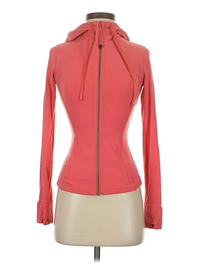 Pre-owned Lululemon Athletica Jacket In Pink