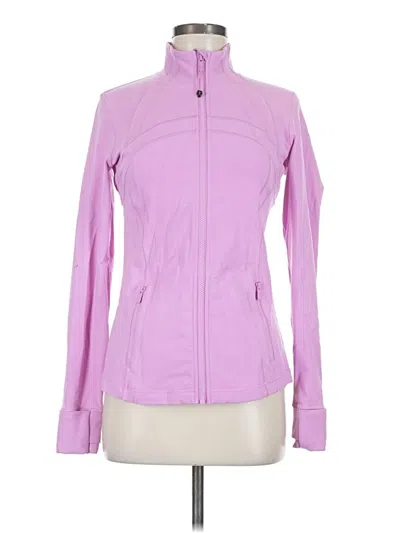 Pre-owned Lululemon Athletica Jacket In Pink