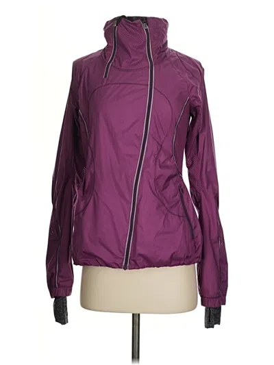 Pre-owned Lululemon Athletica Jacket In Purple