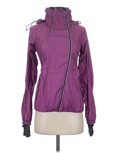 Pre-owned Lululemon Athletica Jacket In Purple