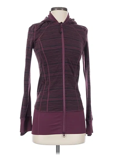 Pre-owned Lululemon Athletica Jacket In Purple