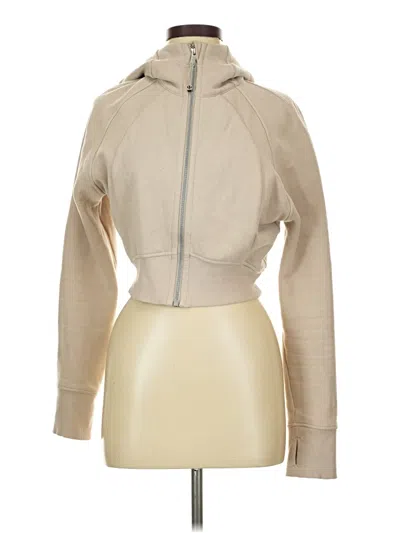 Pre-owned Lululemon Athletica Jacket In Tan