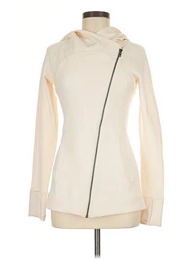 Pre-owned Lululemon Athletica Jacket In White