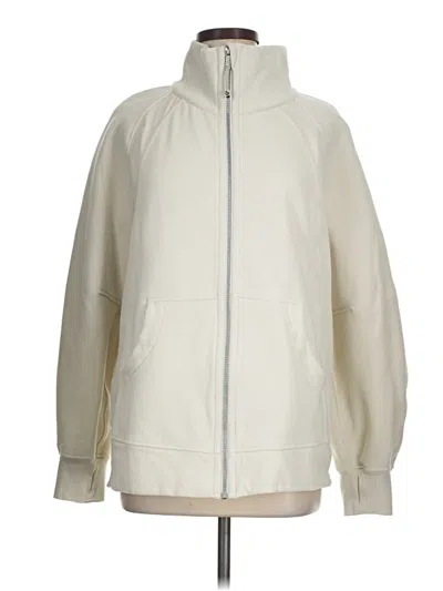 Pre-owned Lululemon Athletica Jacket In White