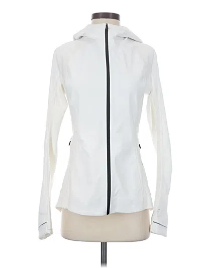 Pre-owned Lululemon Athletica Jacket In White