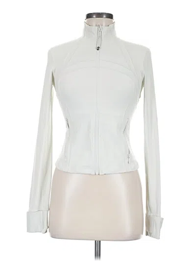 Pre-owned Lululemon Athletica Jacket In White