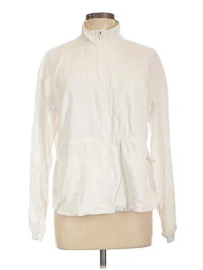 Pre-owned Lululemon Athletica Jacket In White