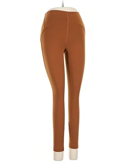 Pre-owned Lululemon Athletica Jeggings In Brown