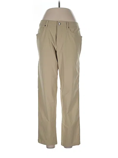 Pre-owned Lululemon Athletica Khaki Pant In Tan