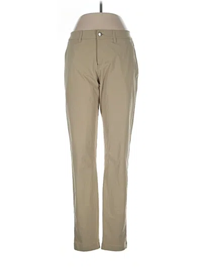 Pre-owned Lululemon Athletica Khaki Pant In Tan