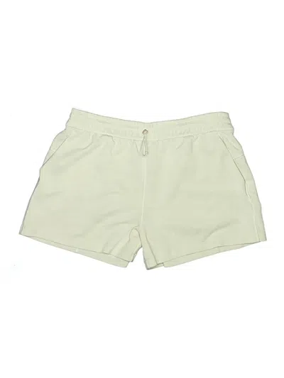 Pre-owned Lululemon Athletica Khaki Shorts In Ivory
