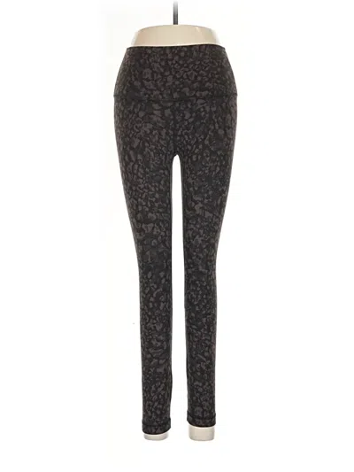 Pre-owned Lululemon Athletica Leggings In Black