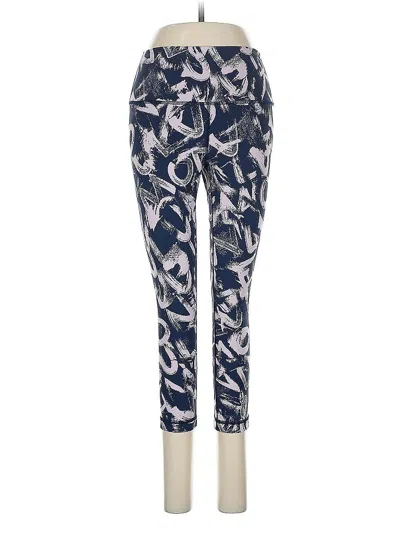 Pre-owned Lululemon Athletica Leggings In Blue