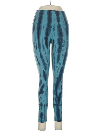 Pre-owned Lululemon Athletica Leggings In Blue