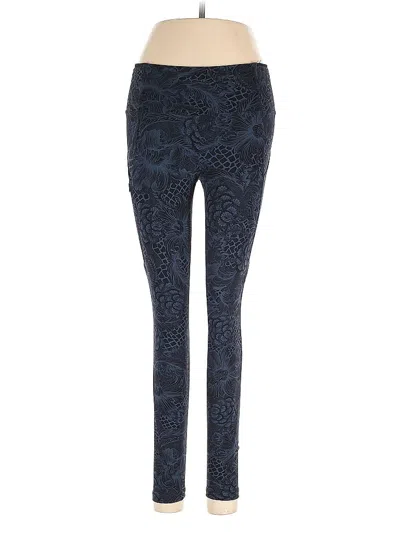 Pre-owned Lululemon Athletica Leggings In Blue