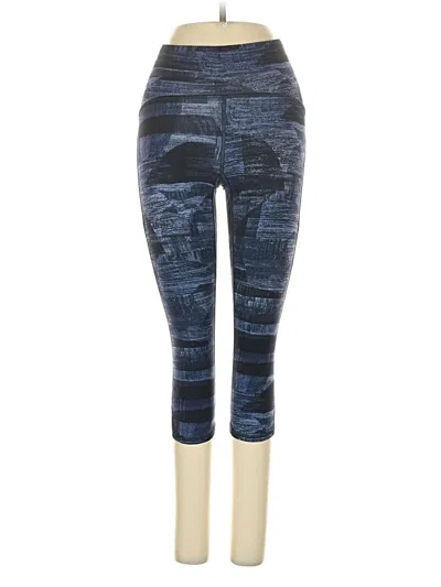 Pre-owned Lululemon Athletica Leggings In Blue
