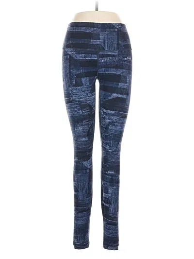 Pre-owned Lululemon Athletica Leggings In Blue