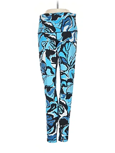 Pre-owned Lululemon Athletica Leggings In Blue
