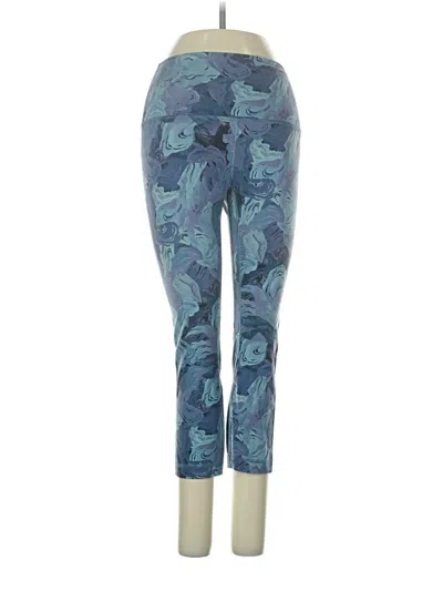 Pre-owned Lululemon Athletica Leggings In Blue