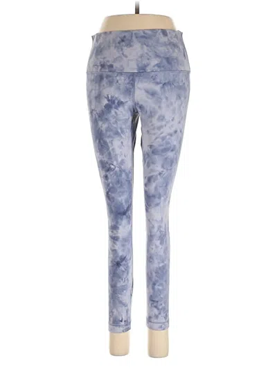 Pre-owned Lululemon Athletica Leggings In Blue