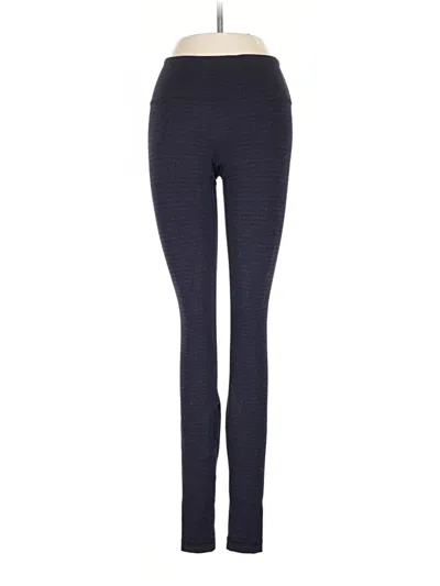 Pre-owned Lululemon Athletica Leggings In Blue