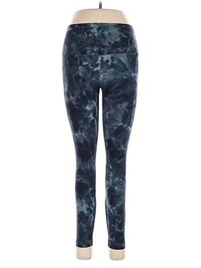 Pre-owned Lululemon Athletica Leggings In Blue