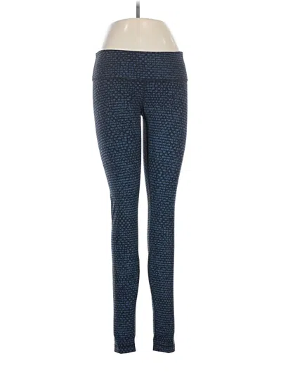 Pre-owned Lululemon Athletica Leggings In Blue