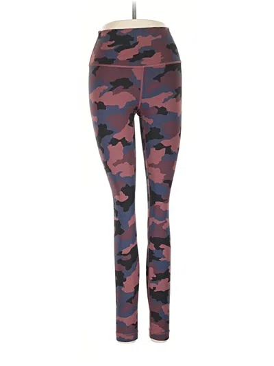 Pre-owned Lululemon Athletica Leggings In Blue