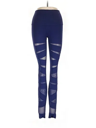 Pre-owned Lululemon Athletica Leggings In Blue
